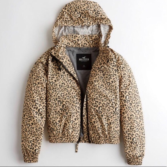 Hollister Jackets & Blazers - NEW! HOLLISTER Leopard Print Jacket
